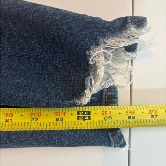 Torrid Jeans Ankle Skinny Destruction Size 18 Distressed EUC 0411 - Picture 8 of 13